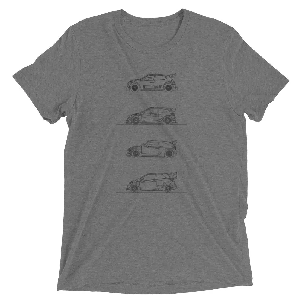 WRC 2017 Car Silhouette T-shirt