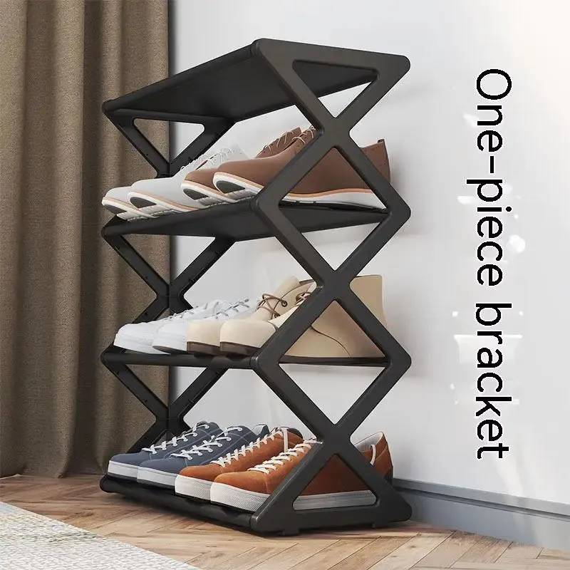X-Shaped Multi-Layer Shoe and Hat Rack