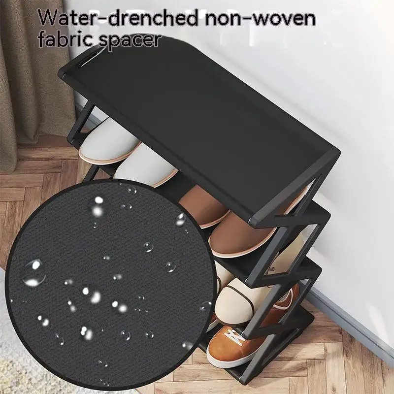 X-Shaped Multi-Layer Shoe and Hat Rack