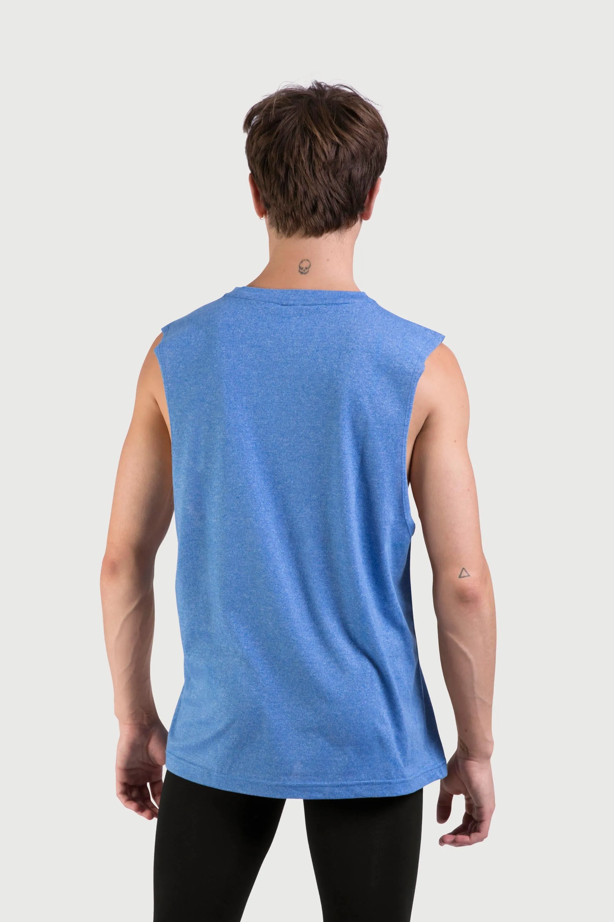 Z0403M - Bloch Harris Relaxed Drop Arm Mens Muscle Tank